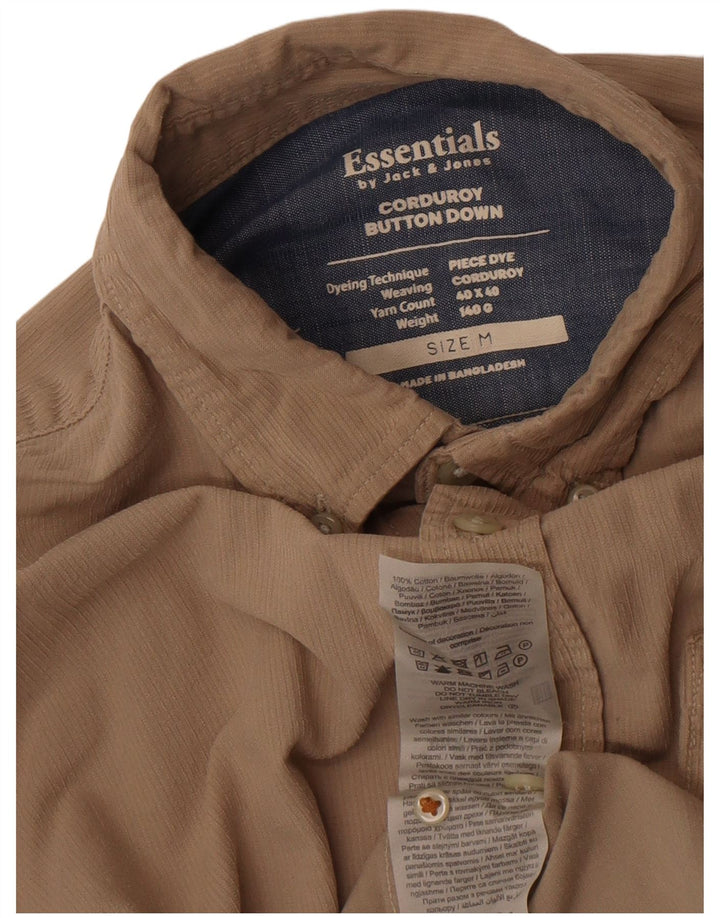 Jack & Jones Herre fløjlsskjorte Medium Beige Bomuld