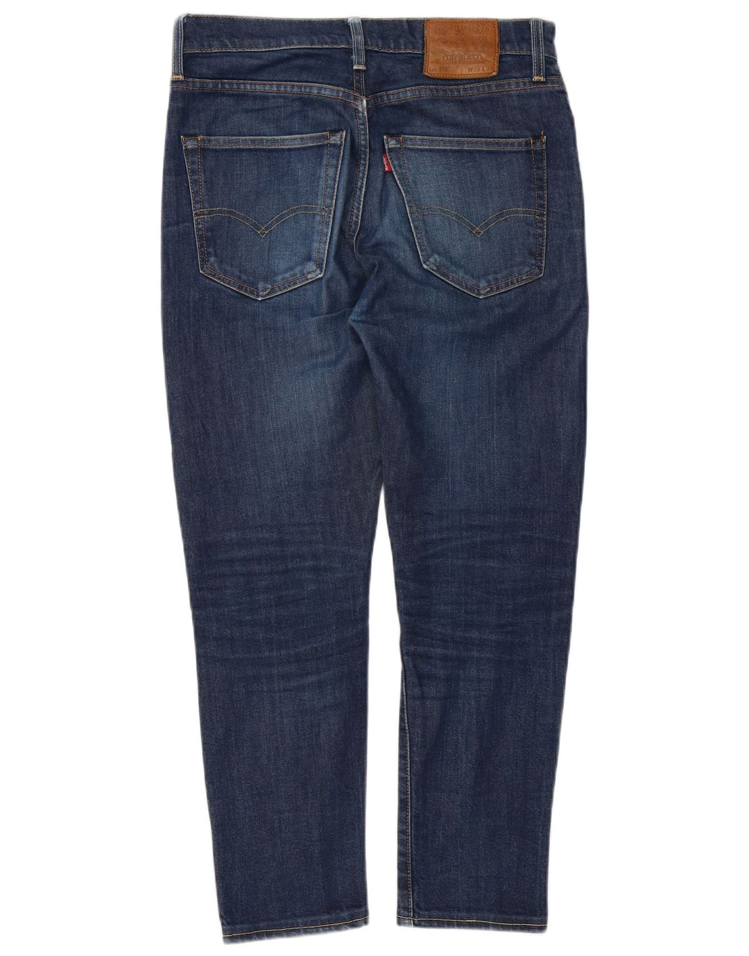 LEVI'S Herre 512 Slim Tapered Jeans W29 L27 Blå Bomuld