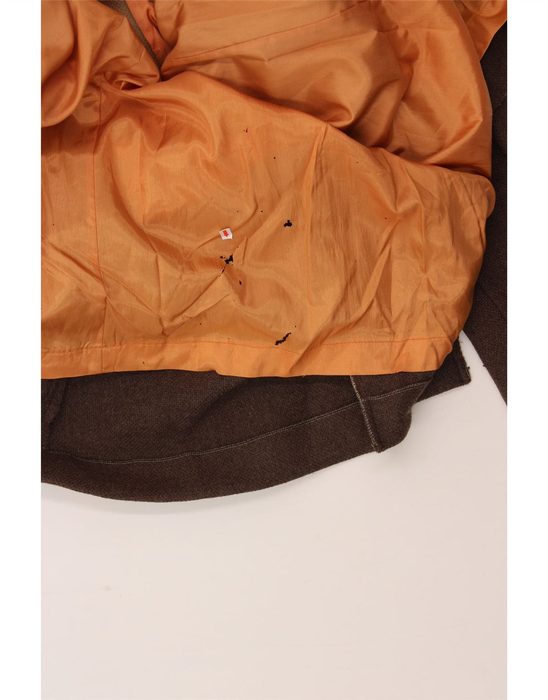 COJANA Womens Trench Coat UK 12 Medium Brown Wool Vintage Cojana and Second-Hand Cojana from Messina Hembry 