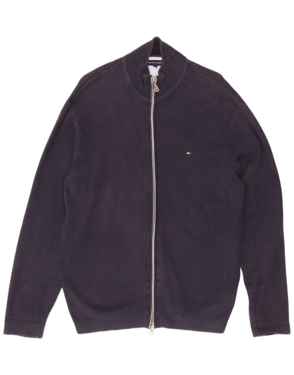 Tommy Hilfiger Herre Cardigan Sweater Stor Marineblå Bomuld
