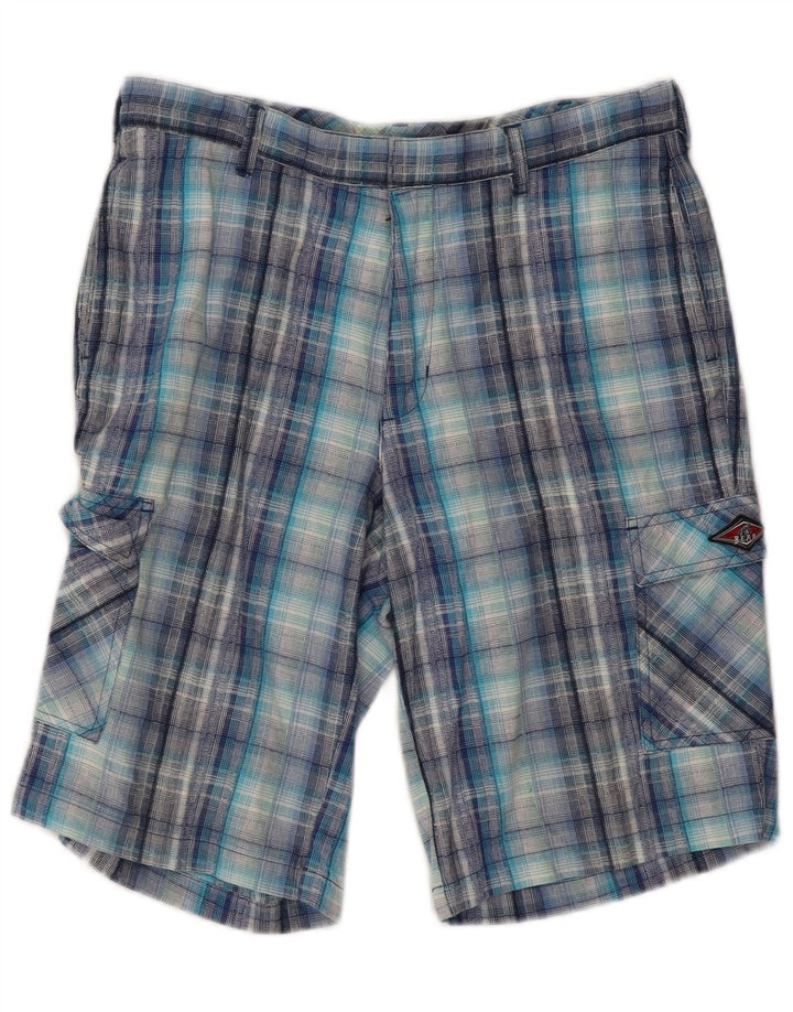 Bear Herre Cargo Shorts W32 Medium Blue Ternet Bomuld
