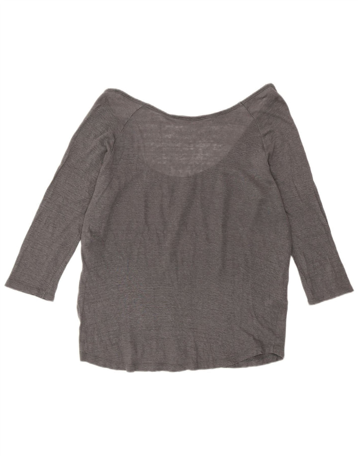 Zara Dame Top 3/4 ærme UK 16 Large Grå