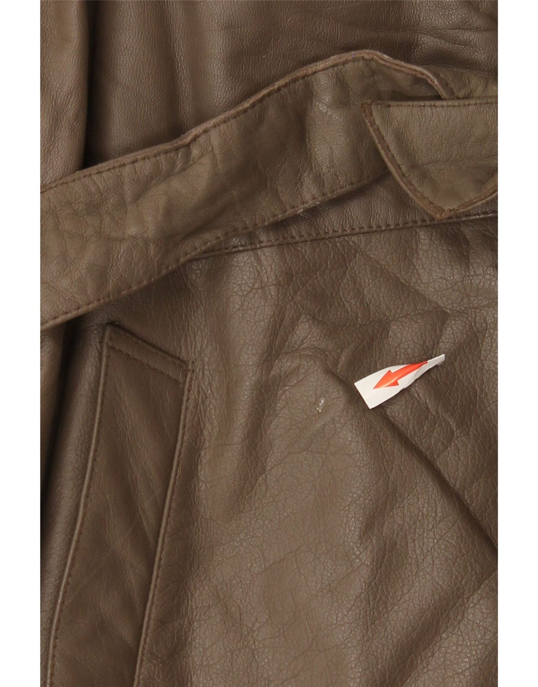 Vintage herre læderjakke IT 56 3XL Brun