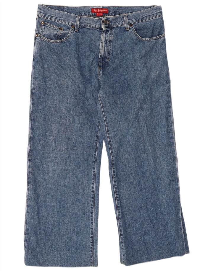 BEN SHERMAN Mens Loose Jeans W36 L26 Blue Cotton
