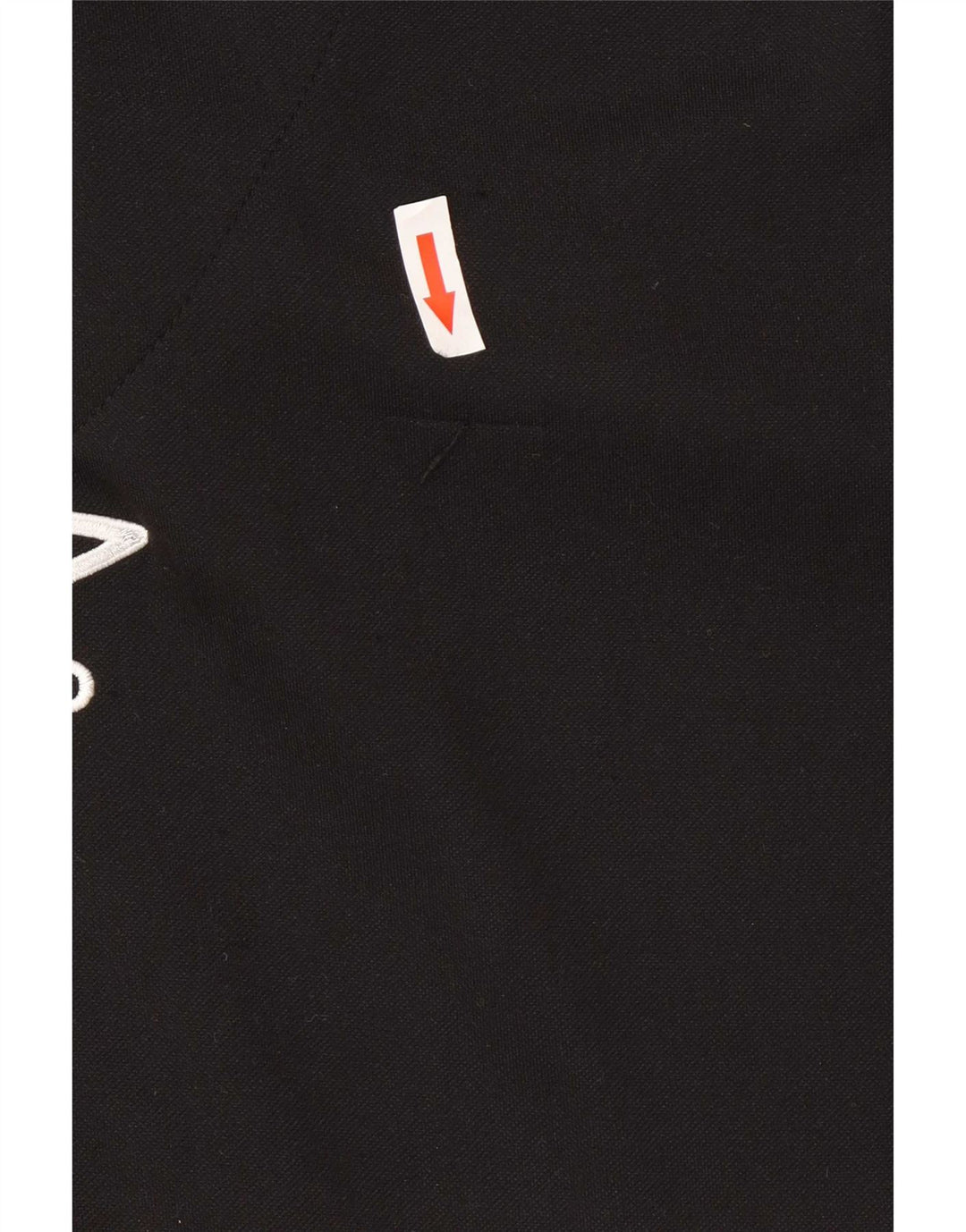 Umbro Herre Zip Neck Pullover Træningsdragt Top Stor Sort Polyester