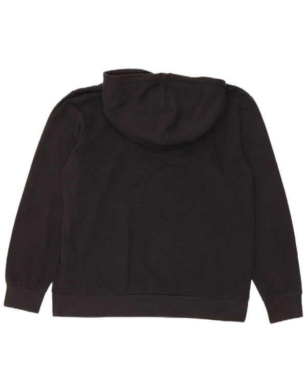 Jack & Jones Grafisk hættetrøje til mænd XL sort bomuld