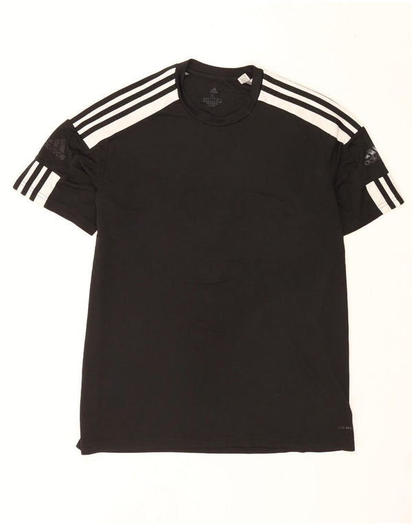 Adidas Herre Aeroready T-Shirt Top XL Sort Colourblock Polyester