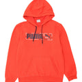 PUMA Mens Graphic Hoodie Jumper Small Red Cotton Vintage Puma and Second-Hand Puma from Messina Hembry 