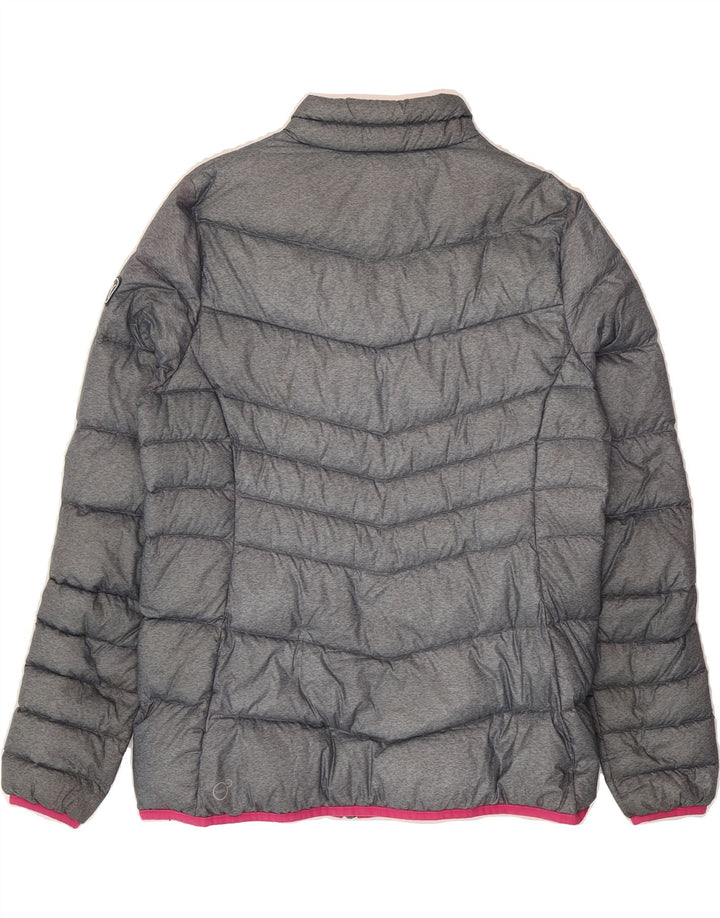 PUMA Womens Padded Jacket UK 16 Large  Grey Polyester Vintage Puma and Second-Hand Puma from Messina Hembry 