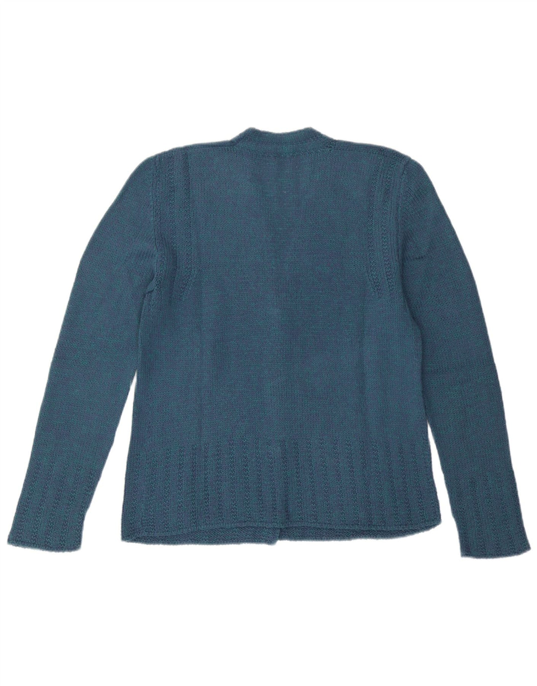 Vintage dame cardigan sweater UK 12 Medium Blue