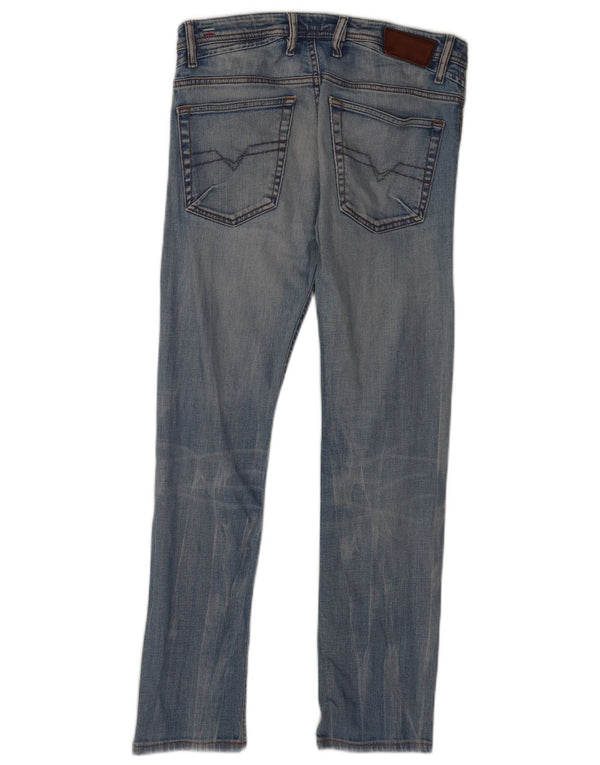 Diesel Herre Shioner Slim Jeans W28 L28 Blå Bomuld