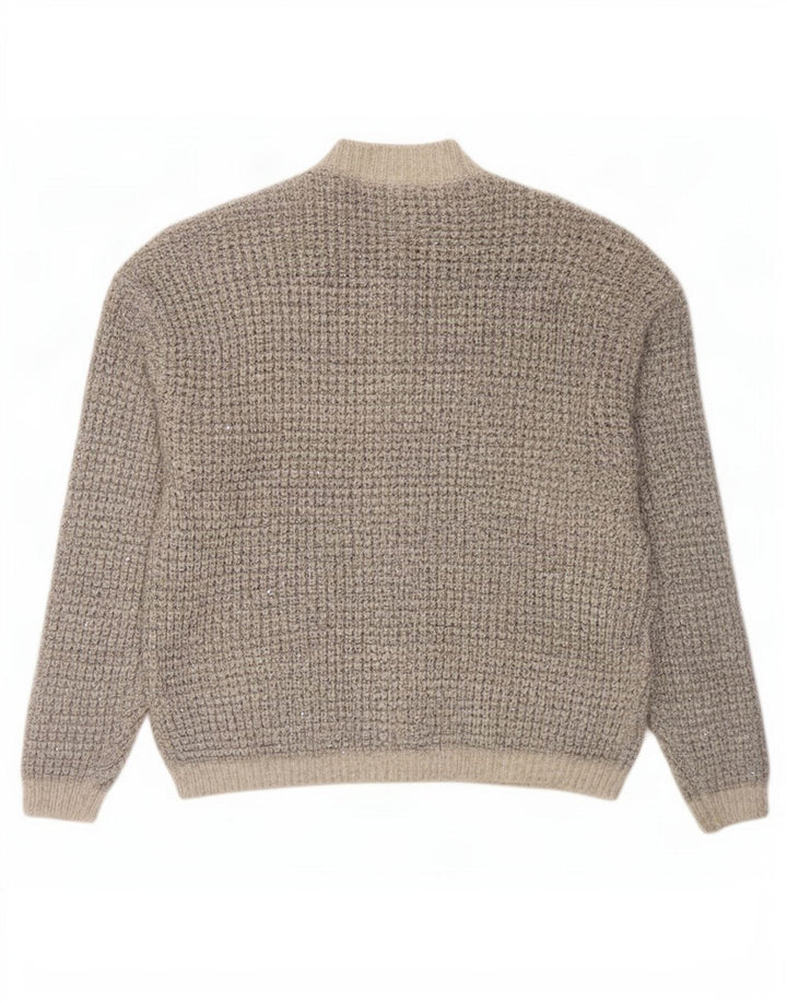 Marks & Spencer Dame oversized cardigan sweater UK 16 Large Grey Flecked