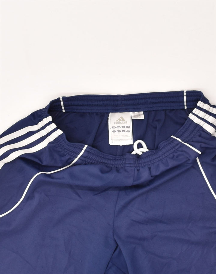 ADIDAS Boys Sport Shorts 8-9 Years Small Blue Polyester | Vintage Adidas | Thrift | Second-Hand Adidas | Used Clothing | Messina Hembry 