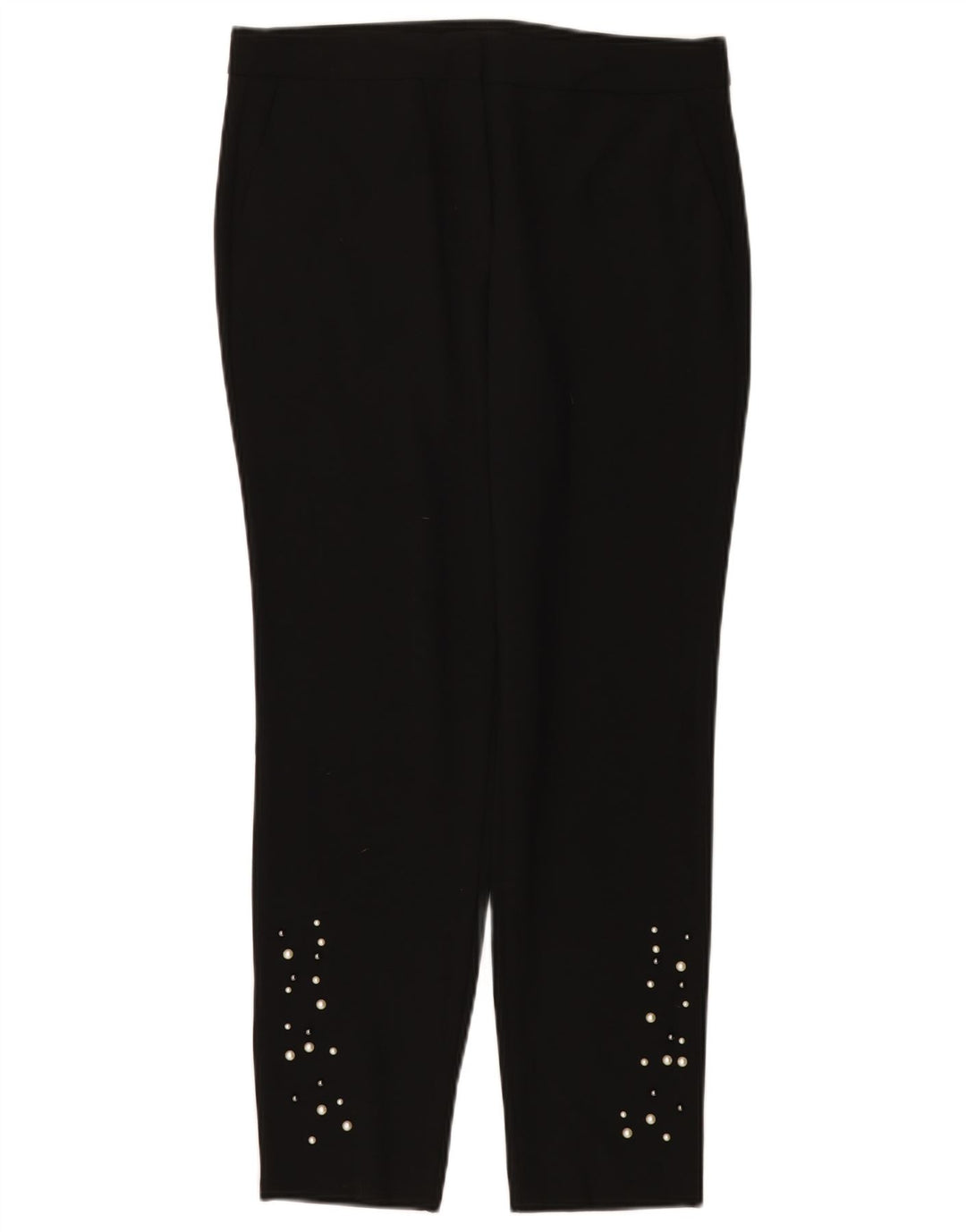 Zara Slim Chino Bukser Small W26 L27 Sort polyester