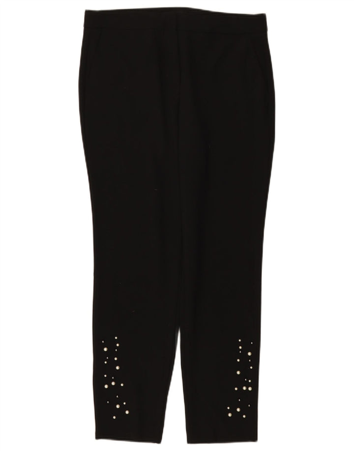 Zara Slim Chino Bukser Small W26 L27 Sort polyester
