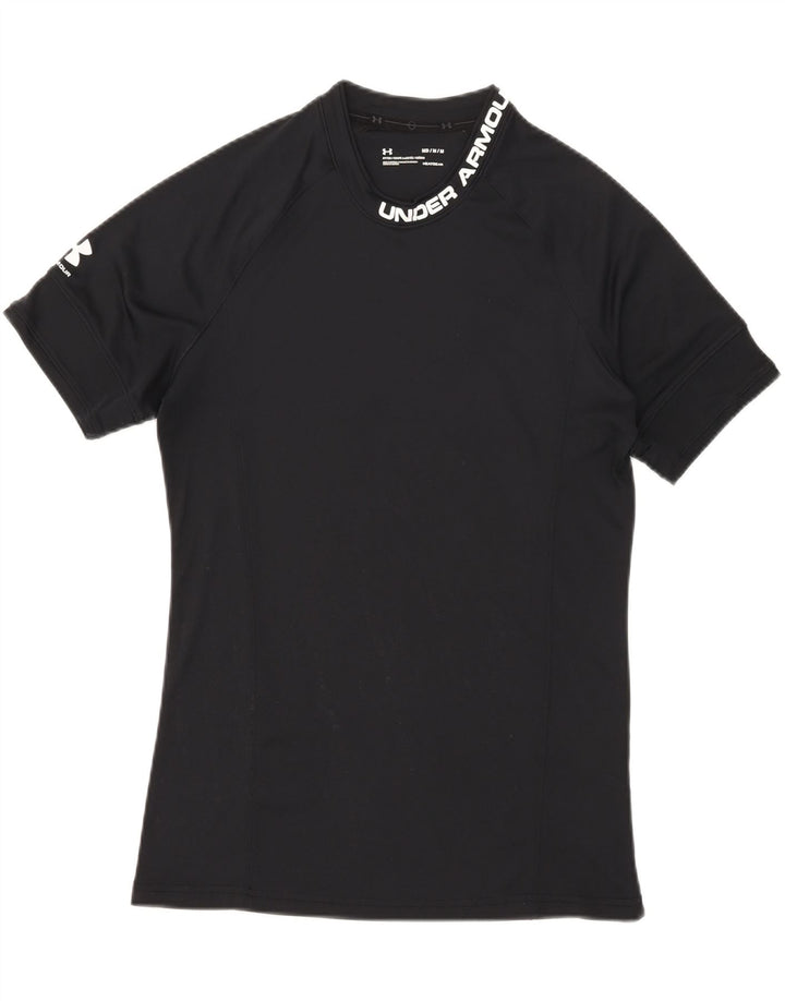 Under Armour Herre Heat Gear Grafisk T-Shirt Top Medium Sort Polyester