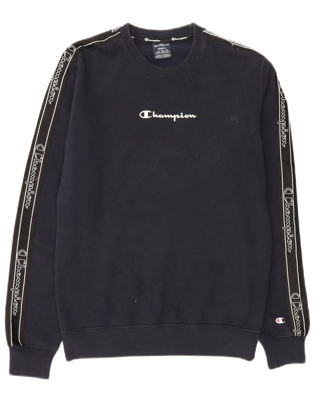 Champion Herre grafisk sweatshirt jumper lille marineblå