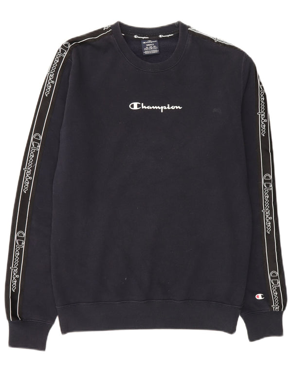 Champion Herre grafisk sweatshirt jumper lille marineblå