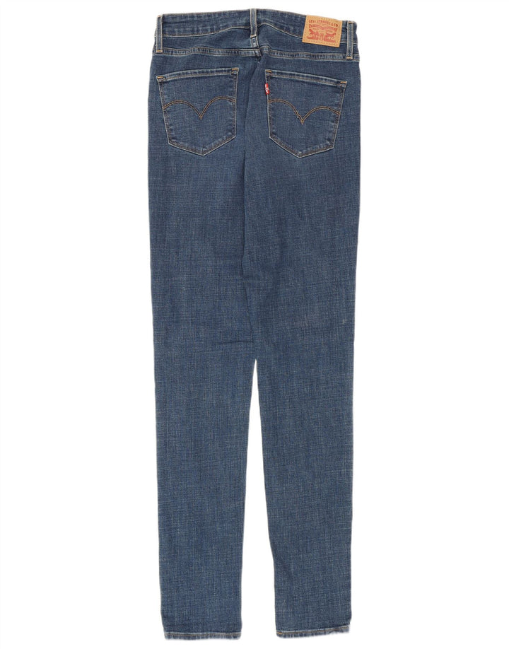 Levi's skinny jeans til kvinder W28 L32 blå bomuld
