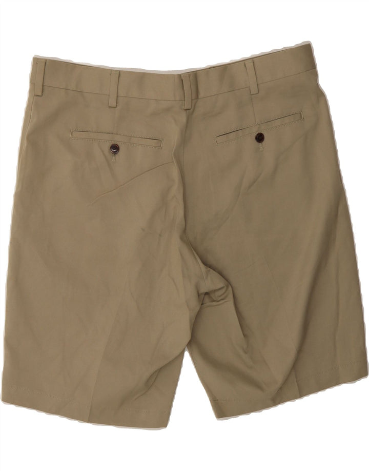 EDDIE BAUER Mens Chino Shorts W36 Large Khaki Polyester Vintage Eddie Bauer and Second-Hand Eddie Bauer from Messina Hembry 