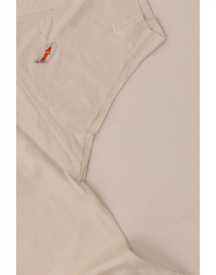 Sergio Tacchini Herre poloshirt Medium Hvid Geometrisk