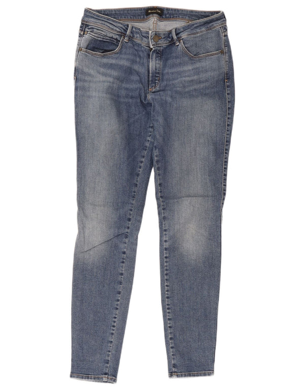 Massimo Dutti Dame Skinny Jeans EU 40 Medium W30 L28 Blå Bomuld