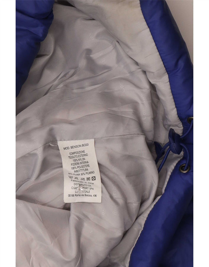 Best Company Herre polstret jakke UK 38 Medium Blue Nylon