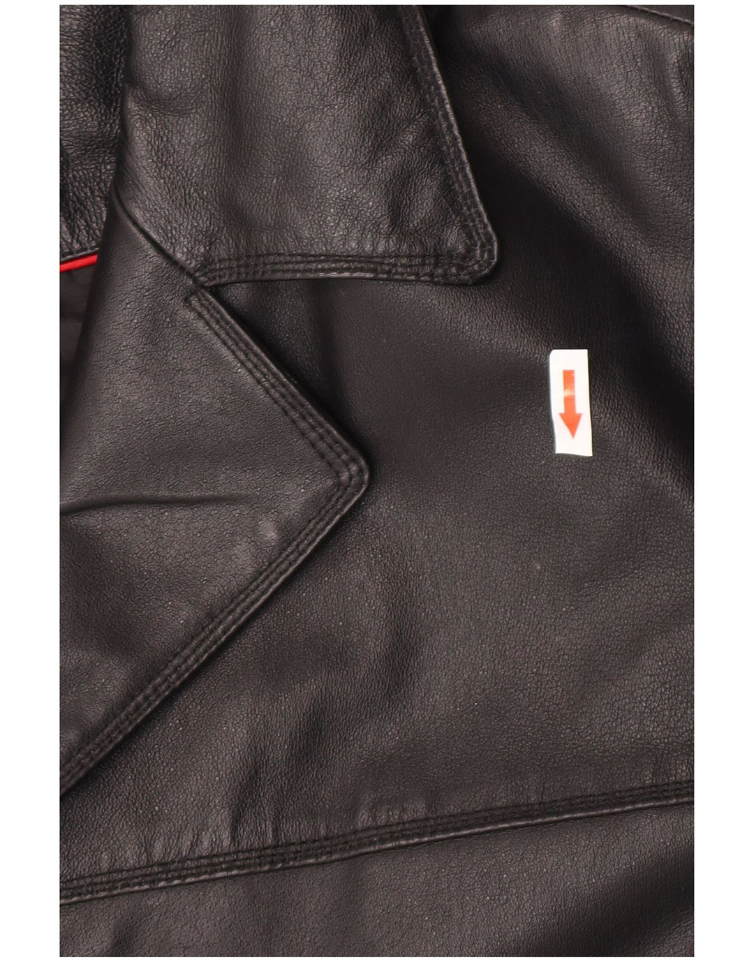 Vintage herre læderjakke IT 52 XL sort læder