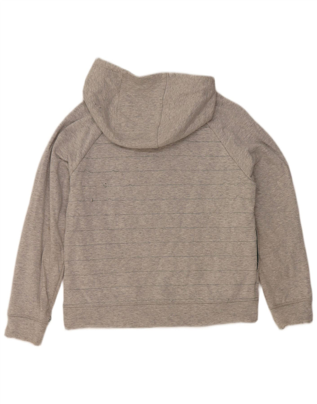 Hurley Womens Oversized Hoodie Jumper UK 10 Small Gråstribet