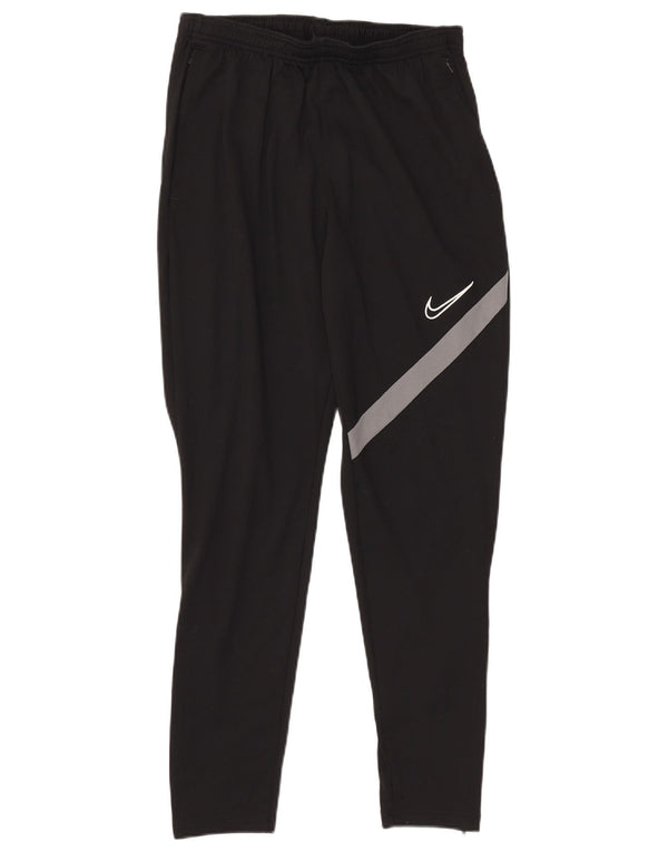 Nike Mens Dri Fit Tracksuit Trousers Medium Black Colourblock Polyester