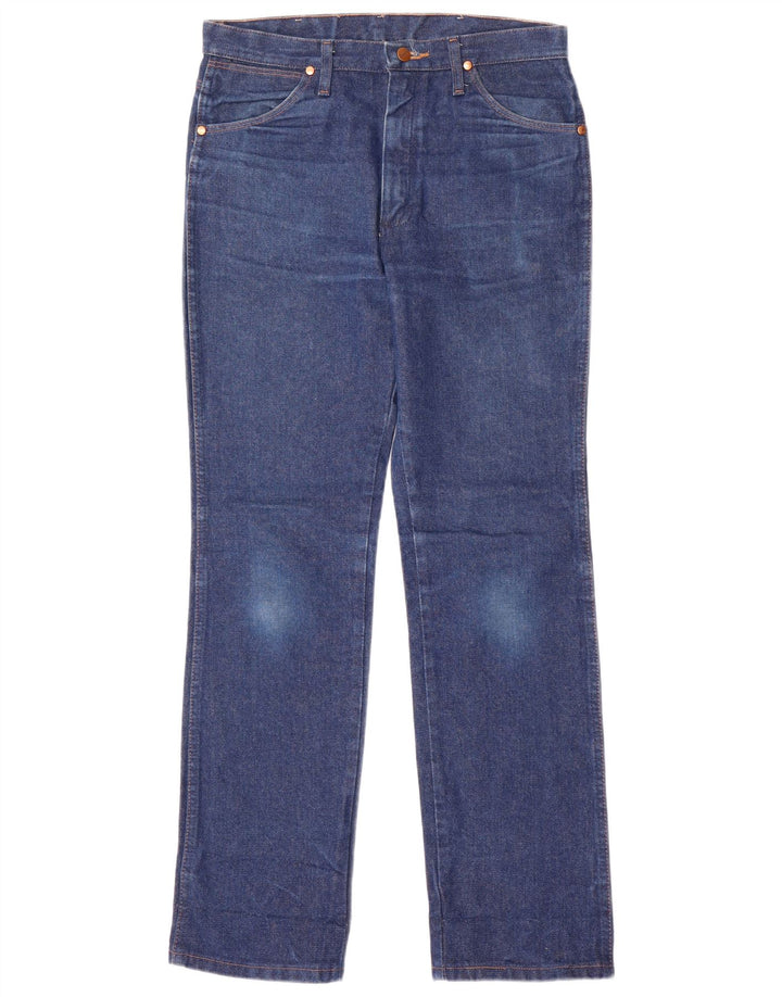 Wrangler Straight Jeans til mænd W32 L32 blå bomuld