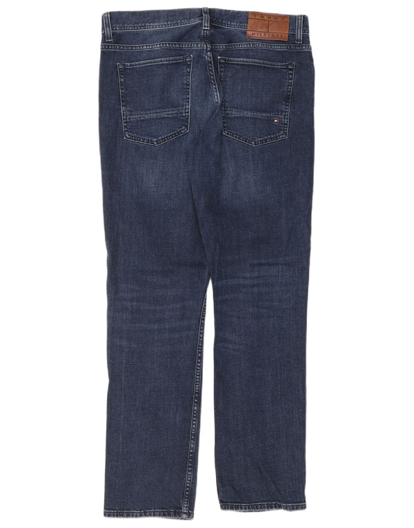 Tommy Hilfiger Herre Mercer Regular Fit Straight Jeans W32 L30 Navy Blue