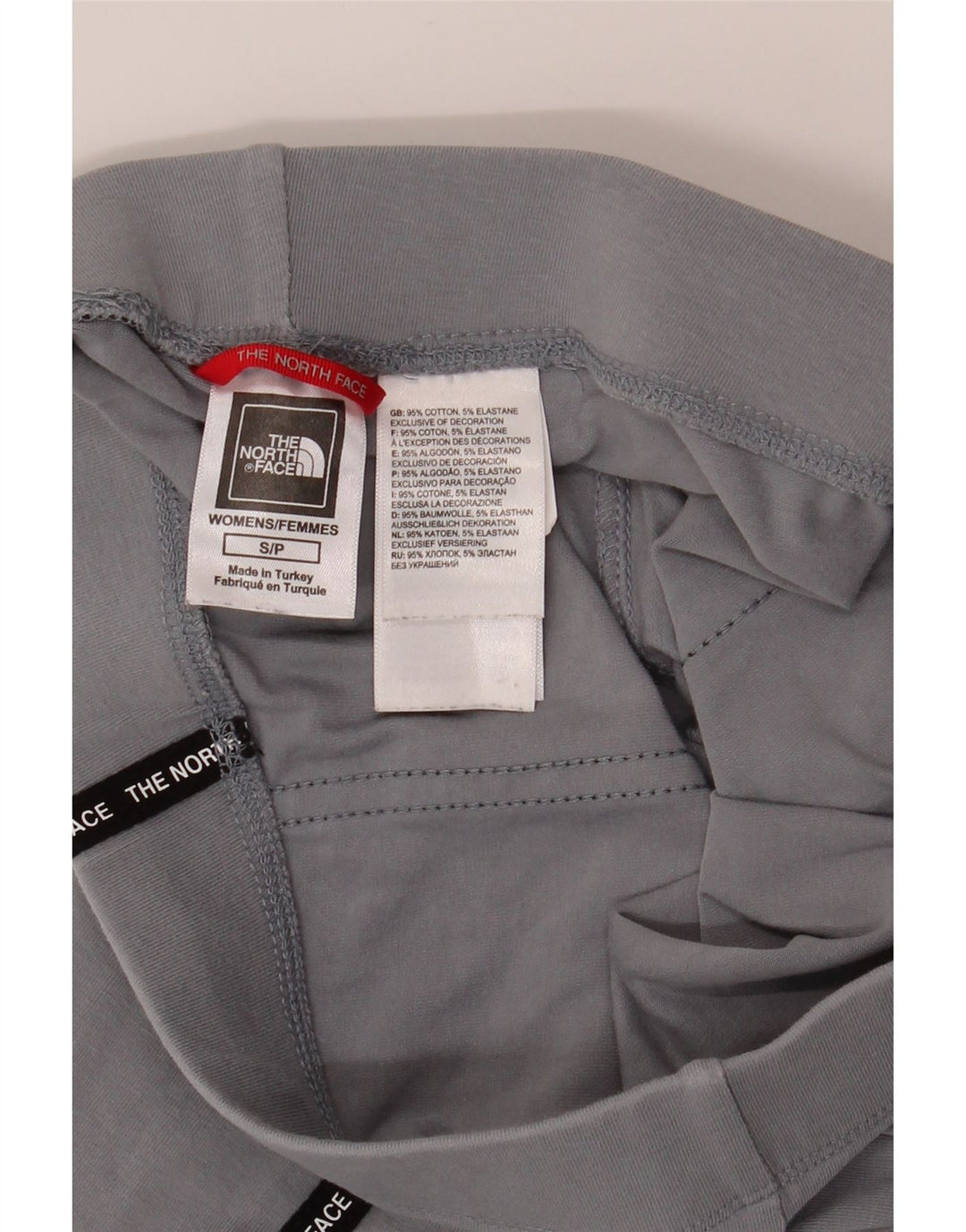 THE NORTH FACE Womens Graphic Leggings UK 8 Small Grey Cotton Vintage The North Face and Second-Hand The North Face from Messina Hembry 