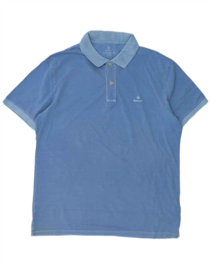Gant Polo Shirt til mænd, stor blå bomuld