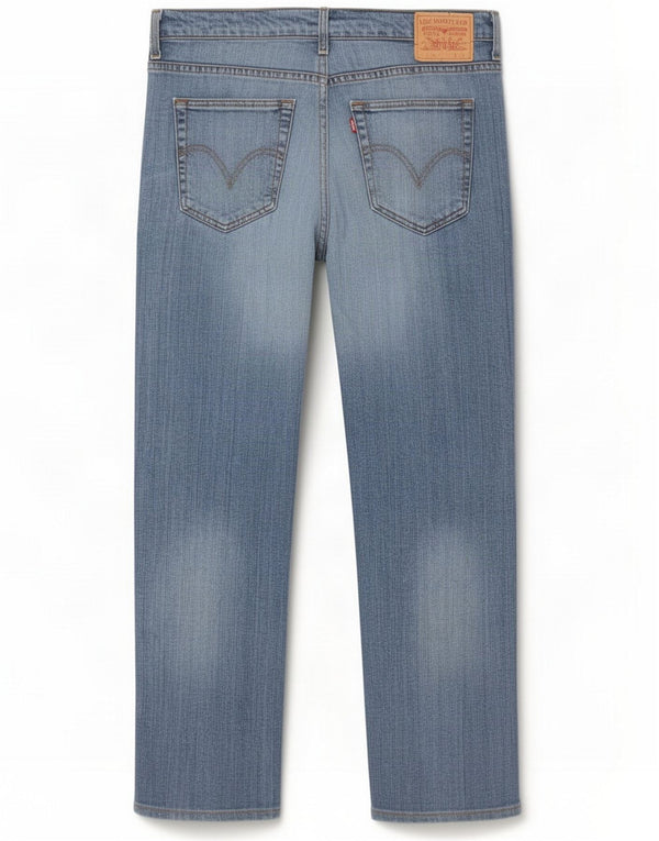Levi's Herre 752 Straight Jeans W40 L28 Blue Cotton