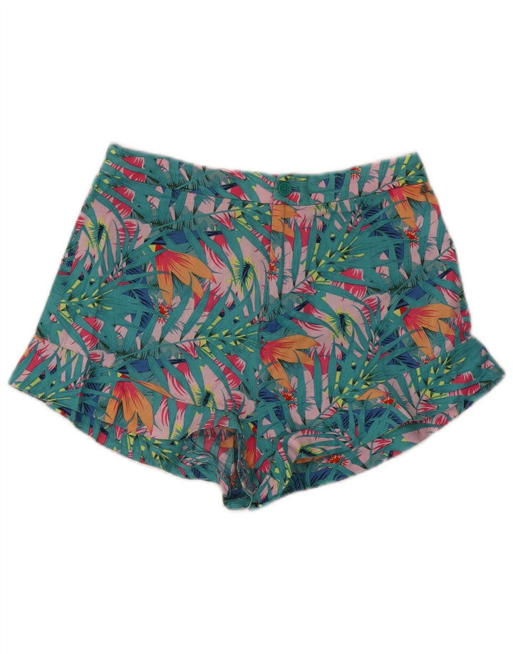PEPE Jeans Dame Hot Pants Små W27 Flerfarvet Blomsterbomuld