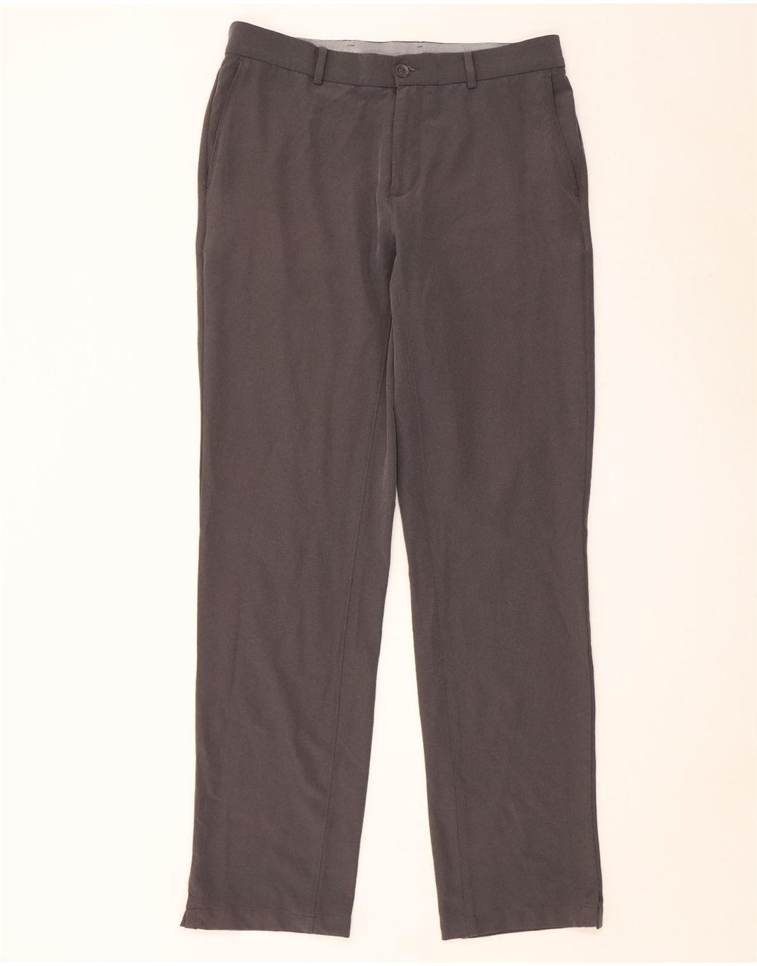 Nike Straight Chino-bukser til mænd W32 L34 Grå polyester