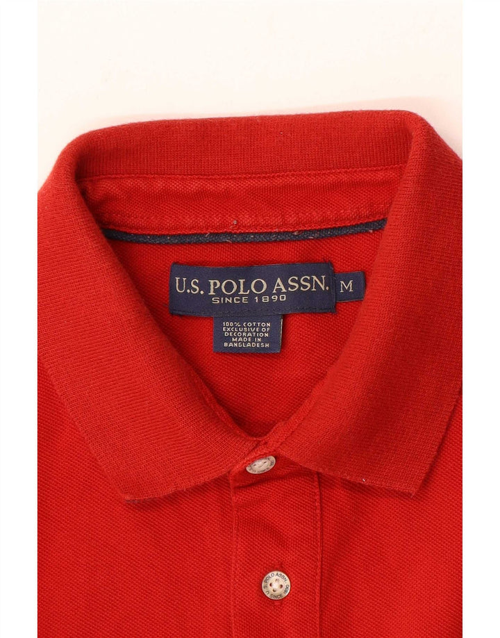 U.S. Polo Assn. Herre poloshirt Medium rød bomuld