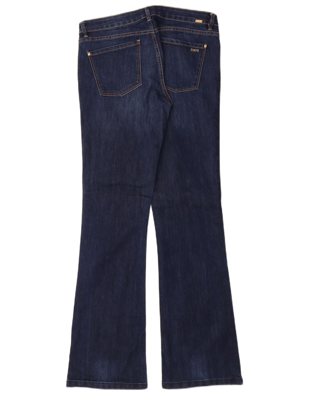 Zara Dame Slim Bootcut Jeans EU 44 XL W34 L34 Marineblå