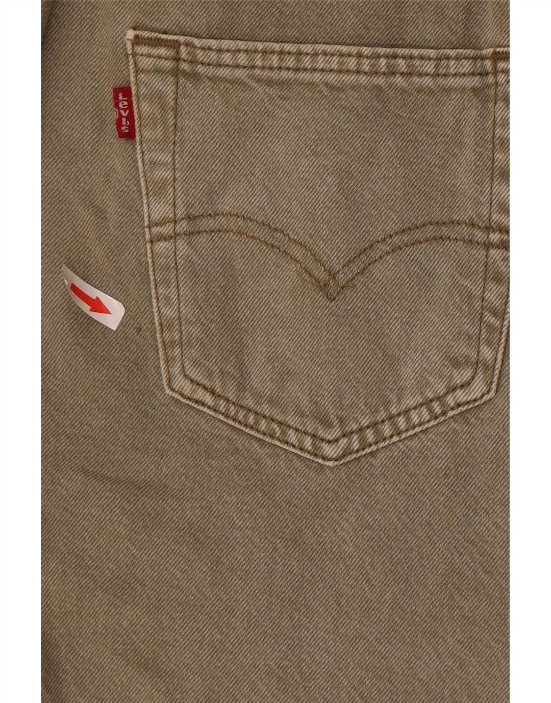 Levi's Herre 501 denimshorts W28 Small Khaki Bomuld