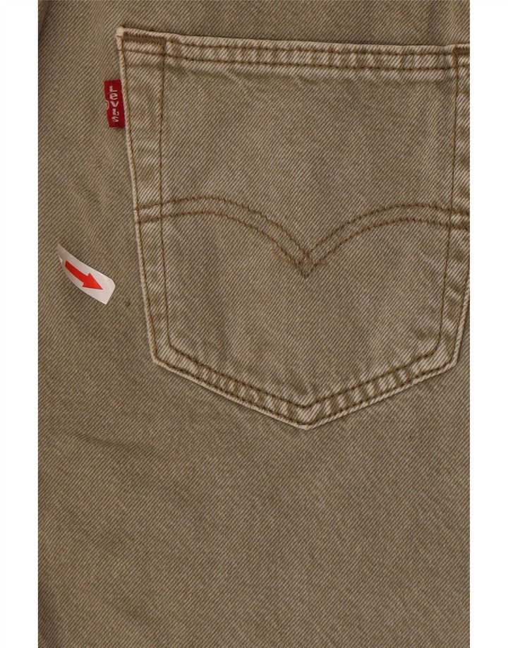 Levi's Herre 501 denimshorts W28 Small Khaki Bomuld