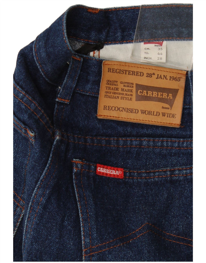 Carrera Dame Denim Nederdel W28 Medium Blue Bomuld