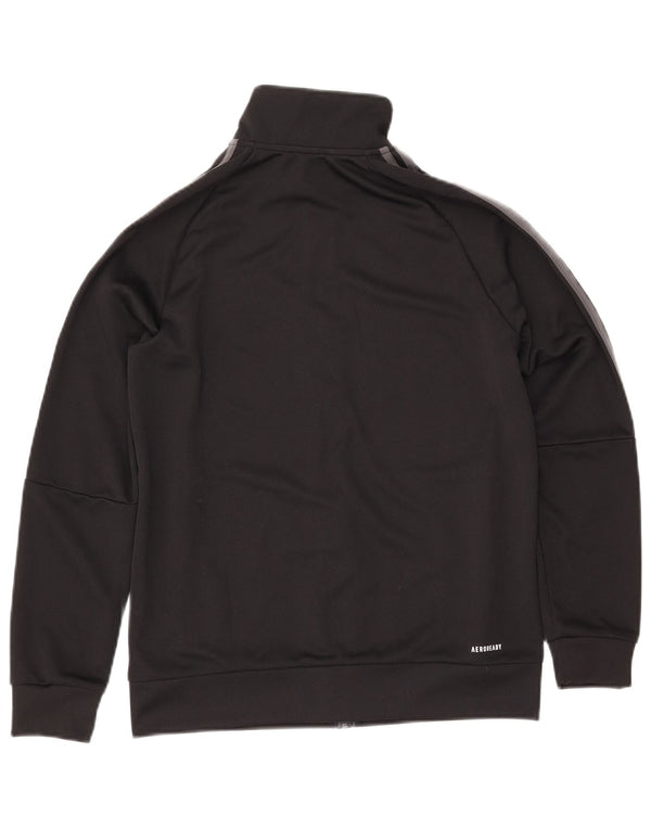 ADIDAS Boys Primegreen Træningsdragt Topjakke 13-14 År Sort Polyester