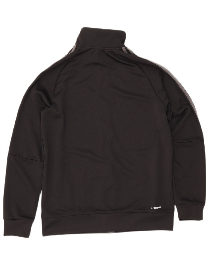 ADIDAS Boys Primegreen Træningsdragt Topjakke 13-14 År Sort Polyester
