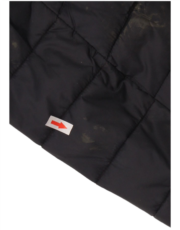 FAT FACE Herre polstret jakke UK 38 Medium Navy Blue Nylon