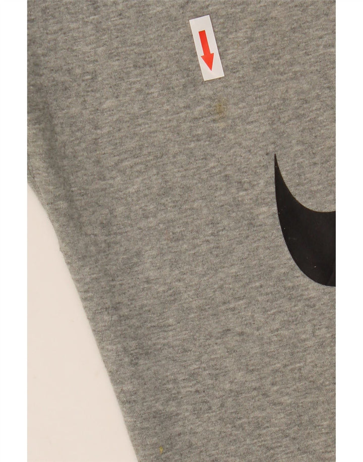 Nike Dame Grafiske Leggings UK 14 Medium Grey Bomuld