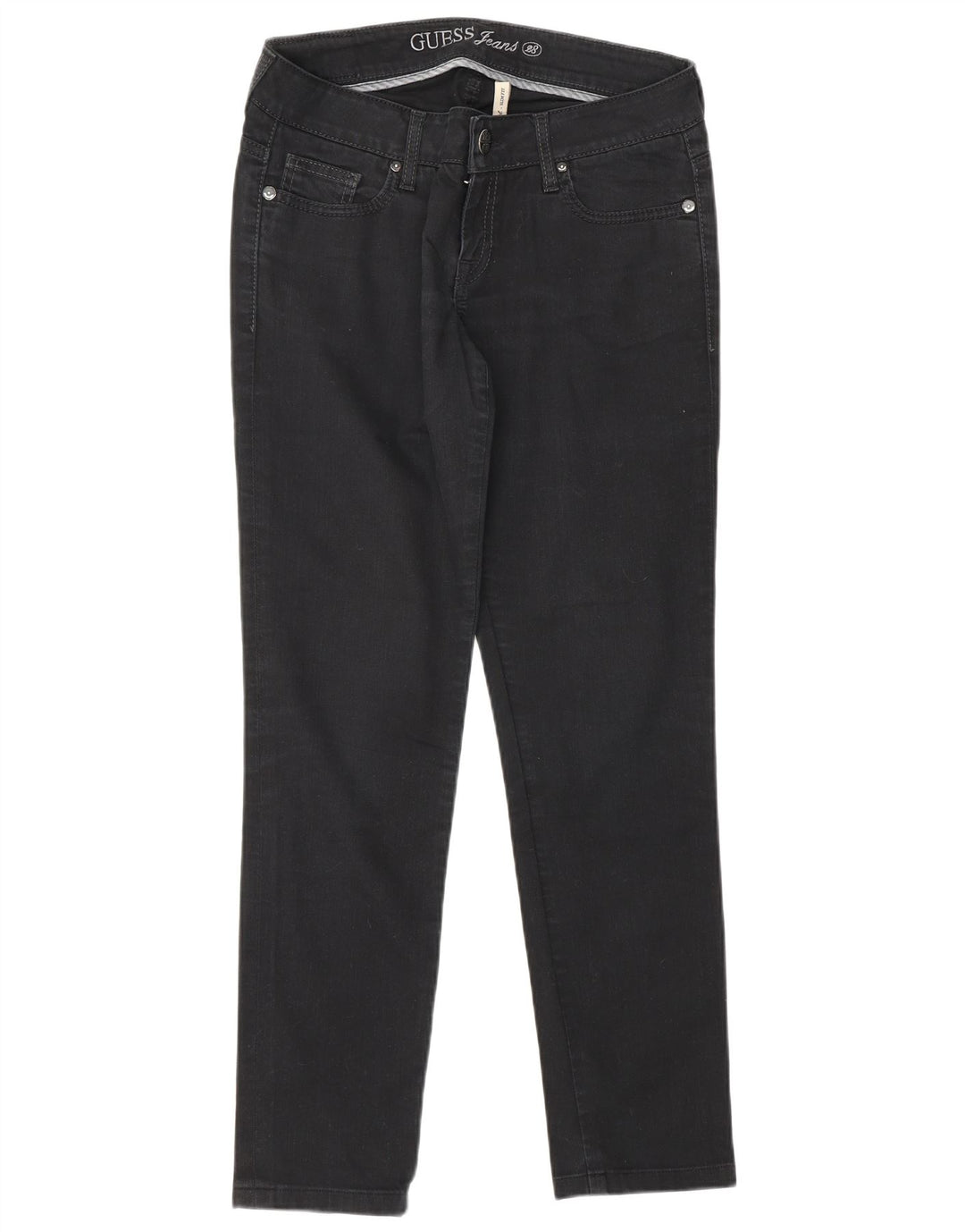 GUESS Dame Starlet Slim Jeans W28 L28 Sort