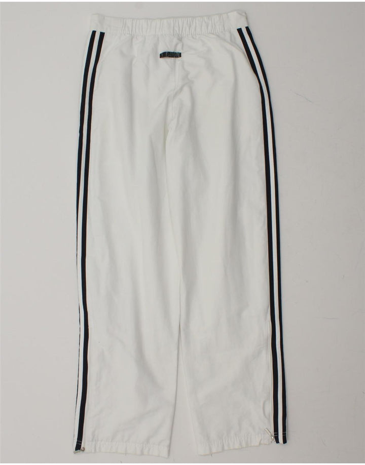 ADIDAS Girls Tracksuit Trousers 13-14 Years  White Vintage Adidas and Second-Hand Adidas from Messina Hembry 