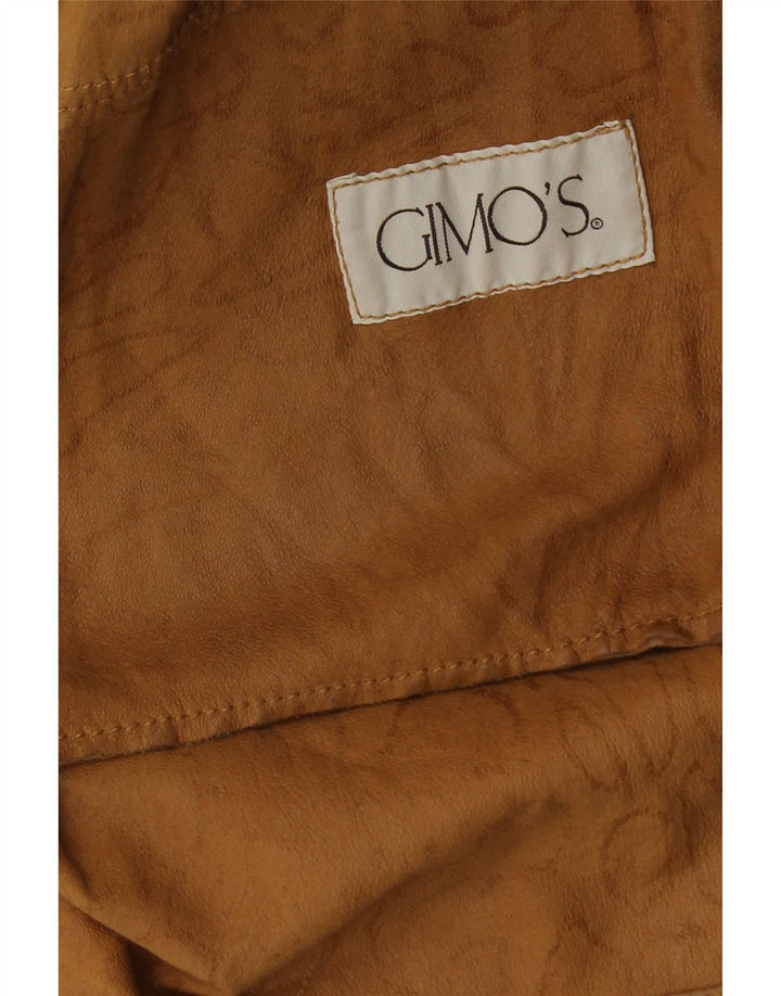 GIMO'S Dame Ruskindsjakke UK 12 Medium Beige