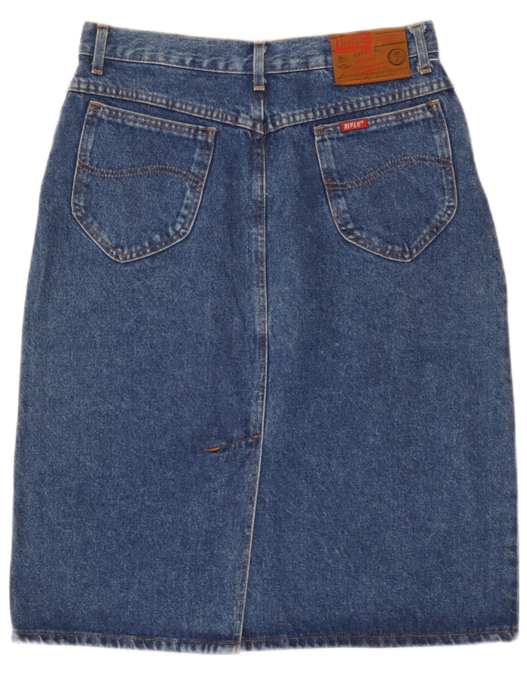 Rifle Dame Denim Nederdel W32 Stor Blå Bomuld